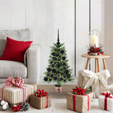 Vidaxl kerstboom met 150 led met standaard groen 65 cm pe