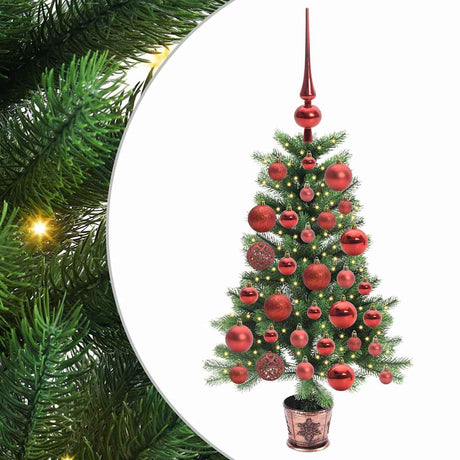 Vidaxl kerstboom met 150 led met standaard groen 90 cm pe
