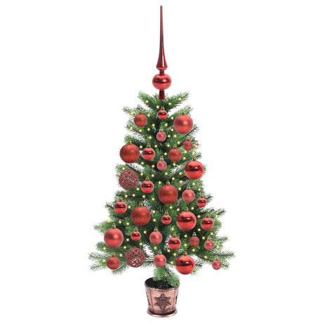 Vidaxl kerstboom met 150 led met standaard groen 90 cm pe