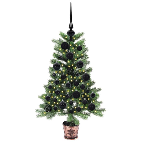 Vidaxl kerstboom met 150 led met standaard groen 90 cm pe