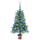 Vidaxl kerstboom met 150 led met standaard groen 90 cm pe