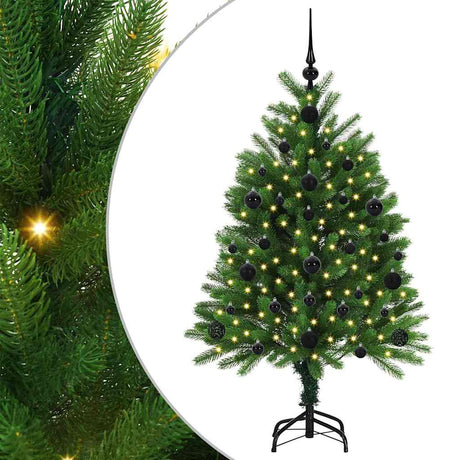 Vidaxl kerstboom met 150 led met standaard groen 120 cm pe