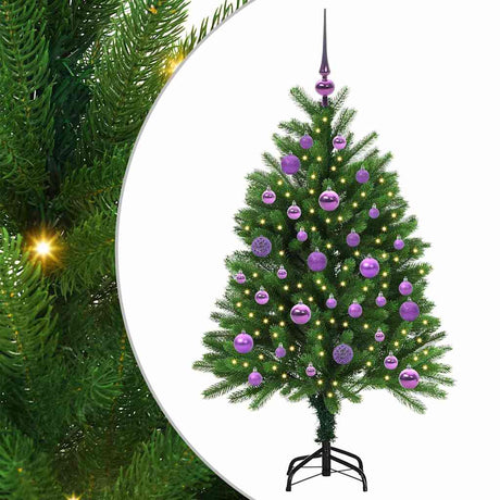 Vidaxl kerstboom met 150 led met standaard groen 120 cm pe