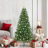 Vidaxl kerstboom met 150 led met standaard groen 150 cm pe