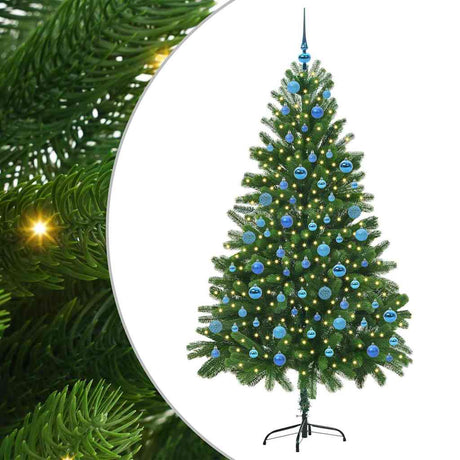 Vidaxl kerstboom met 300 led met standaard groen 180 cm pe
