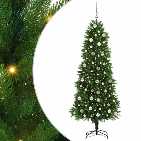 Vidaxl kerstboom met 300 led met standaard groen 240 cm pe