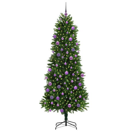 Vidaxl kerstboom met 300 led met standaard groen 240 cm pe