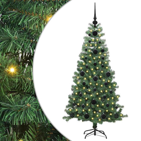 Vidaxl kerstboom met 150 led met standaard groen 120 cm pvc
