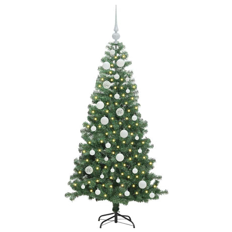 Vidaxl kerstboom met 150 led met standaard groen 120 cm pvc