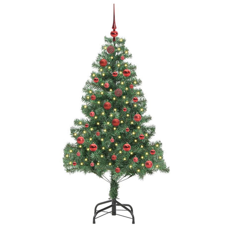 Vidaxl kerstboom met 150 led met standaard groen 150 cm pvc