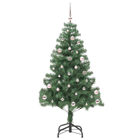 Vidaxl kerstboom met 150 led met standaard groen 150 cm pvc