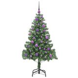Vidaxl kerstboom met 150 led met standaard groen 150 cm pvc