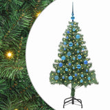 Vidaxl kerstboom met 150 led met standaard groen 150 cm pvc