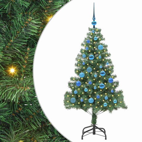 Vidaxl kerstboom met 150 led met standaard groen 150 cm pvc