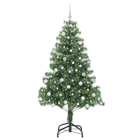 Vidaxl kerstboom met 300 led met standaard groen 180 cm pvc