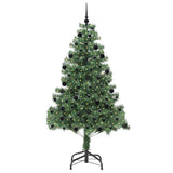 Vidaxl kerstboom met 300 led met standaard groen 210 cm pvc
