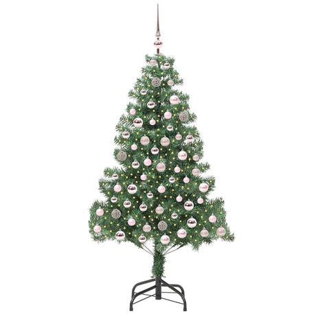 Vidaxl kerstboom met 300 led met standaard groen 210 cm pvc