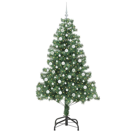 Vidaxl kerstboom met 300 led met standaard groen 210 cm pvc
