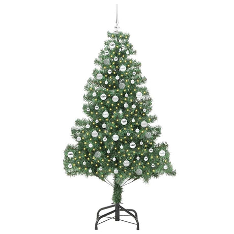 Vidaxl kerstboom met 300 led met standaard groen 210 cm pvc