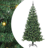 Vidaxl kerstboom met 300 led met standaard groen 240 cm pvc