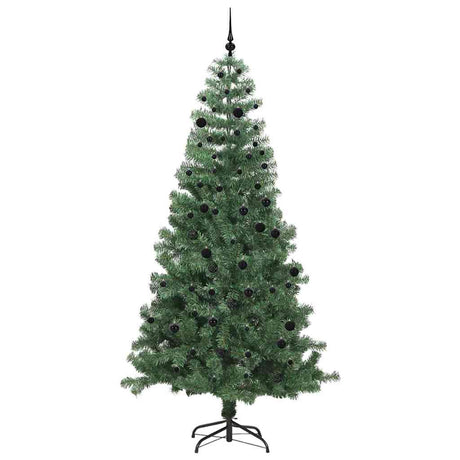 Vidaxl kerstboom met 300 led met standaard groen 240 cm pvc