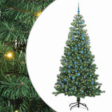 Vidaxl kerstboom met 300 led met standaard groen 240 cm pvc