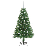 Vidaxl kunstkerstboom groen 150 cm pvc en staal en kunststof
