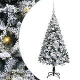 Vidaxl kunstkerstboom met 150 led wit 150 cm pvc en staal en kunststof