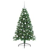 Vidaxl kunstmatig voorverlicht kerstboom met 150 led groen 120 cm pvc