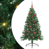 Vidaxl kunstmatig voorverlicht kerstboom met 150 led groen 150 cm pvc
