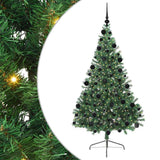 Vidaxl kunstmatig voorverlicht kerstboom met 300 led groen 210 cm pvc