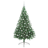 Vidaxl kunstmatig voorverlicht kerstboom met 300 led groen 210 cm pvc