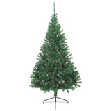 Vidaxl kunstmatig voorverlicht kerstboom met 300 led groen 240 cm pvc