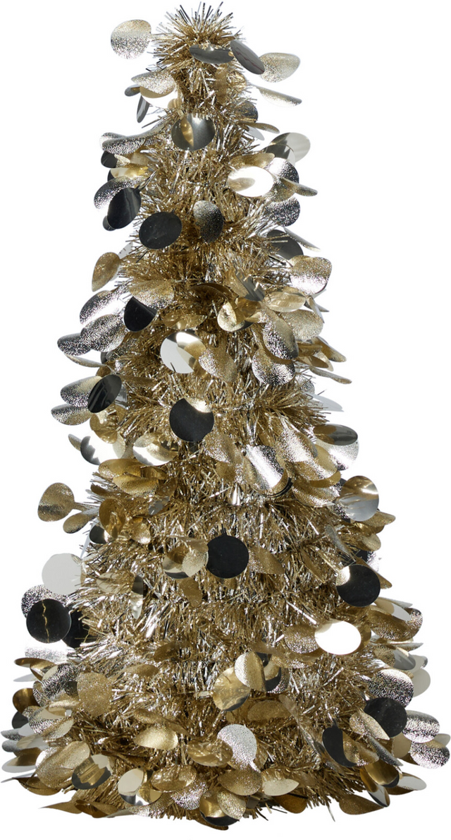 Boom tinsel 46cm - champagne
