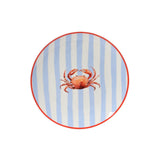 Decoris Frühstücksteller Krabbenporzellan ø19,4xh2cm