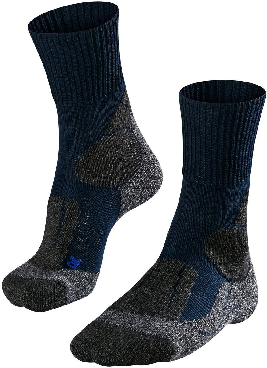 Falke TK1 Cool Anti-Blister Wandersocken aus dickem Lyocell-Funktionsmaterial Herren Blau - Größe 42-43