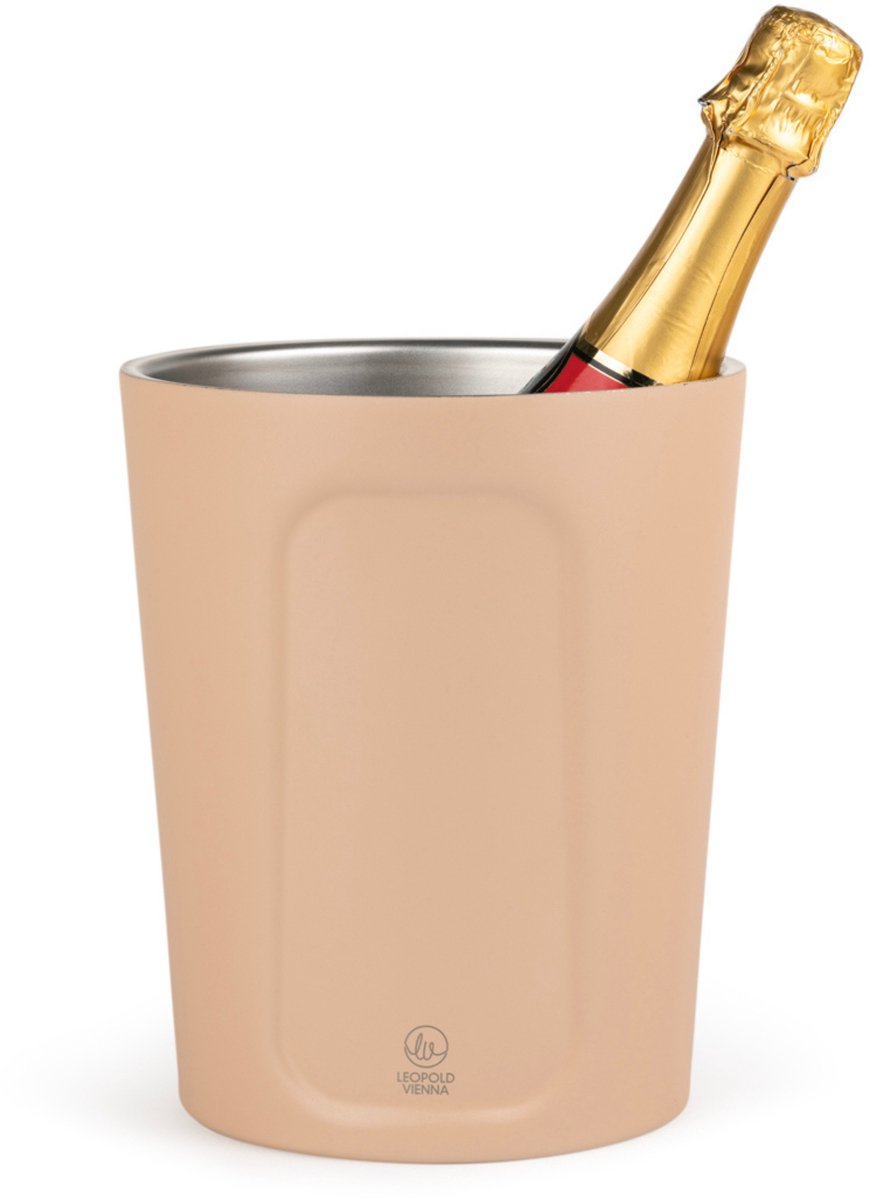 Leopold vienna - champagnekoeler dubbelwandig corvina zand