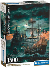 Clementoni-Puzzle „Das Piratenschiff“ – 1500 Teile.