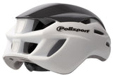 Polisport Helm Aero Road tapis blanc brillant noir jaune l 58-61cm