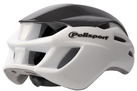 Polisport Helm Aero Road tapis blanc brillant noir jaune l 58-61cm