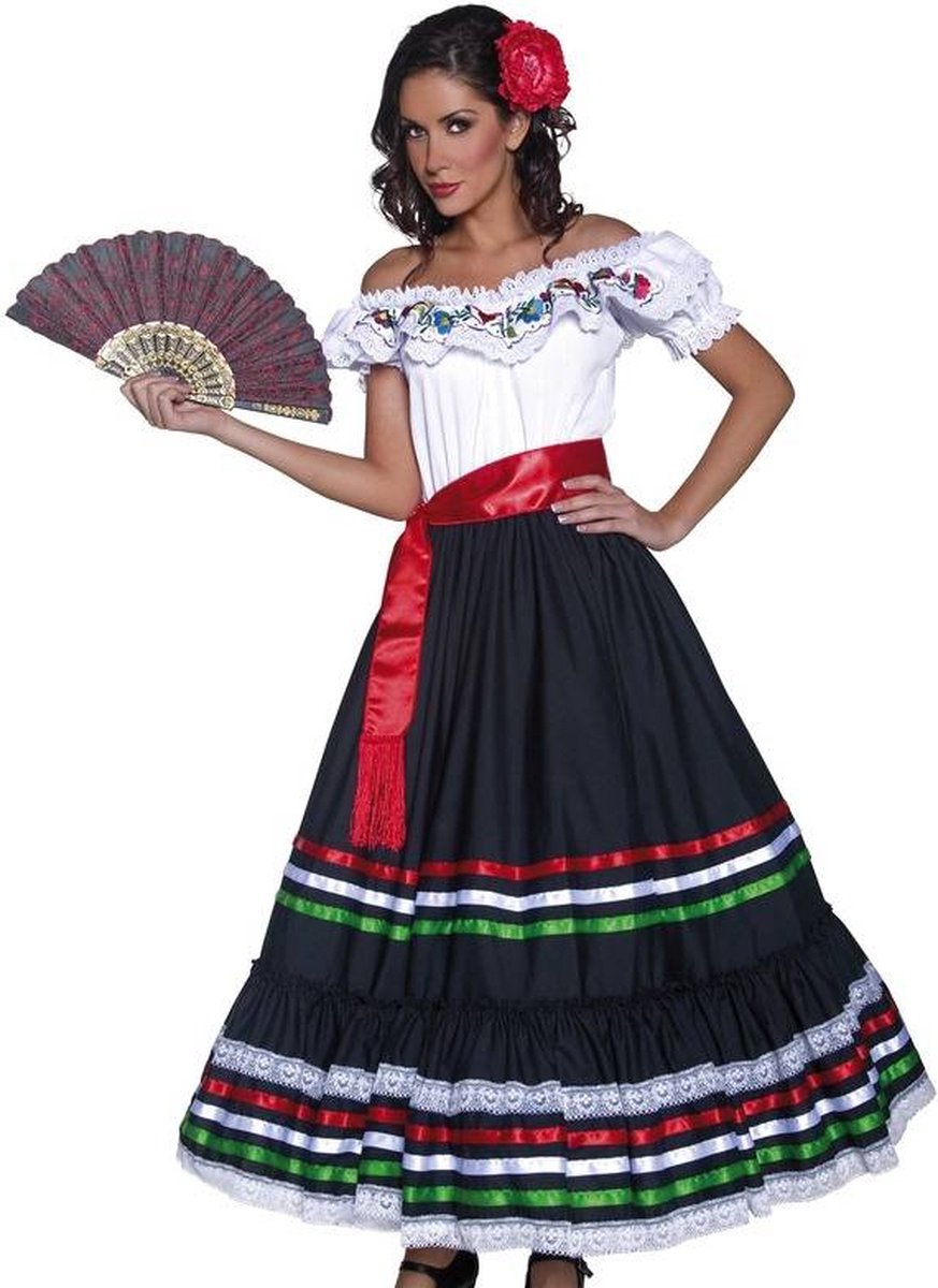 Vegaoo Faschingskostüm spanische Tänzerin für Damen, Partykleidung – Fasching – mittel