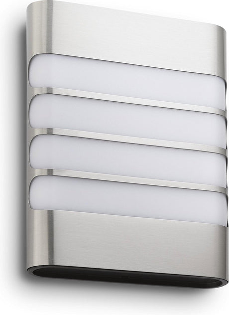 Philips led philips mygarden raccoon wandlamp - led - rvs