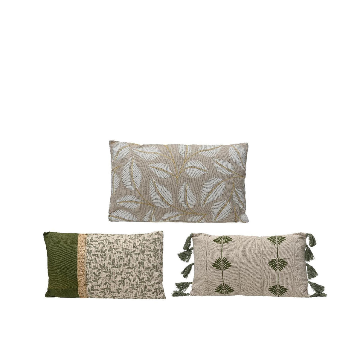 Decoris-Kissen mit Aufdruck, beige Baumwolle, 30 x 50 cm