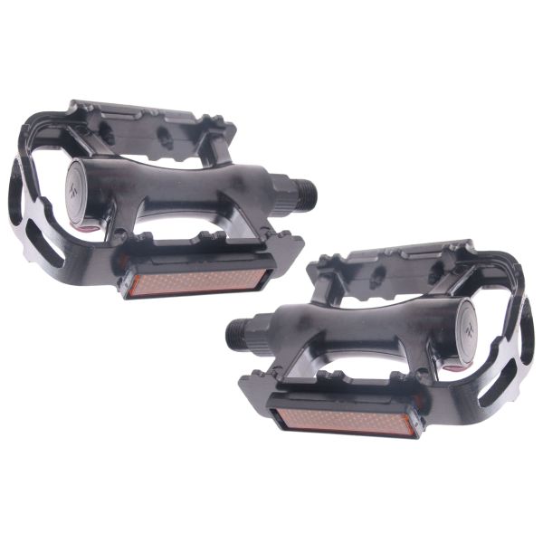 Edge Pedal Set MTB Trekking Luxus Aluminium Schwarz