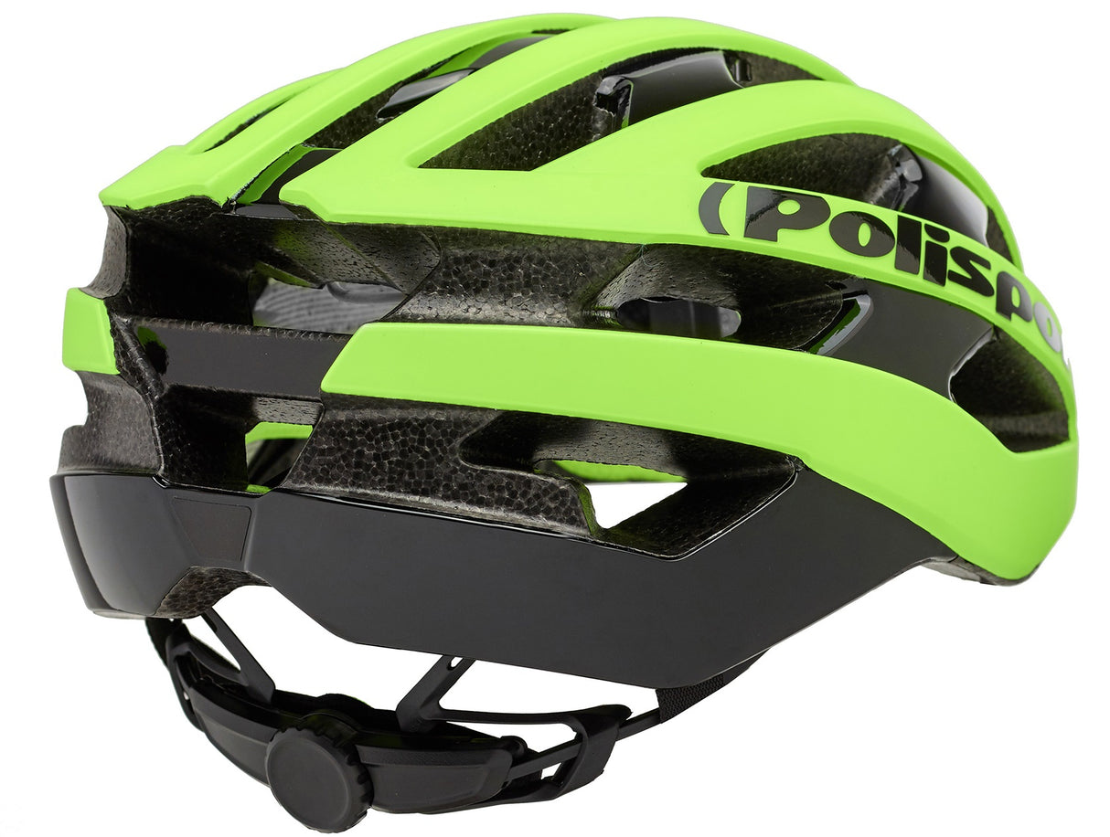 Polisport Light Pro bicycle helmet M 52-58cm Fluo Yellow Black