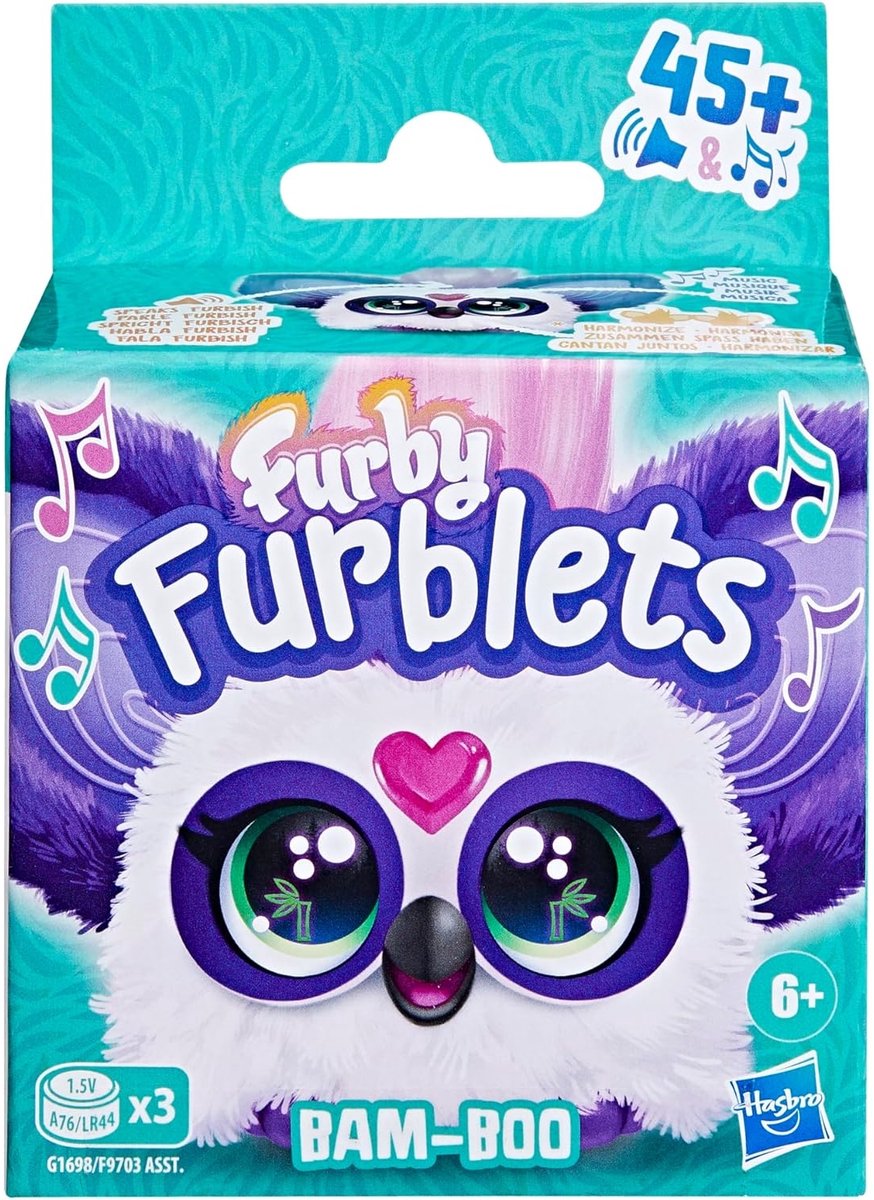 Hasbro Furby Furblets Bam Boo – Spielfigur – Kuscheltier mit Sound