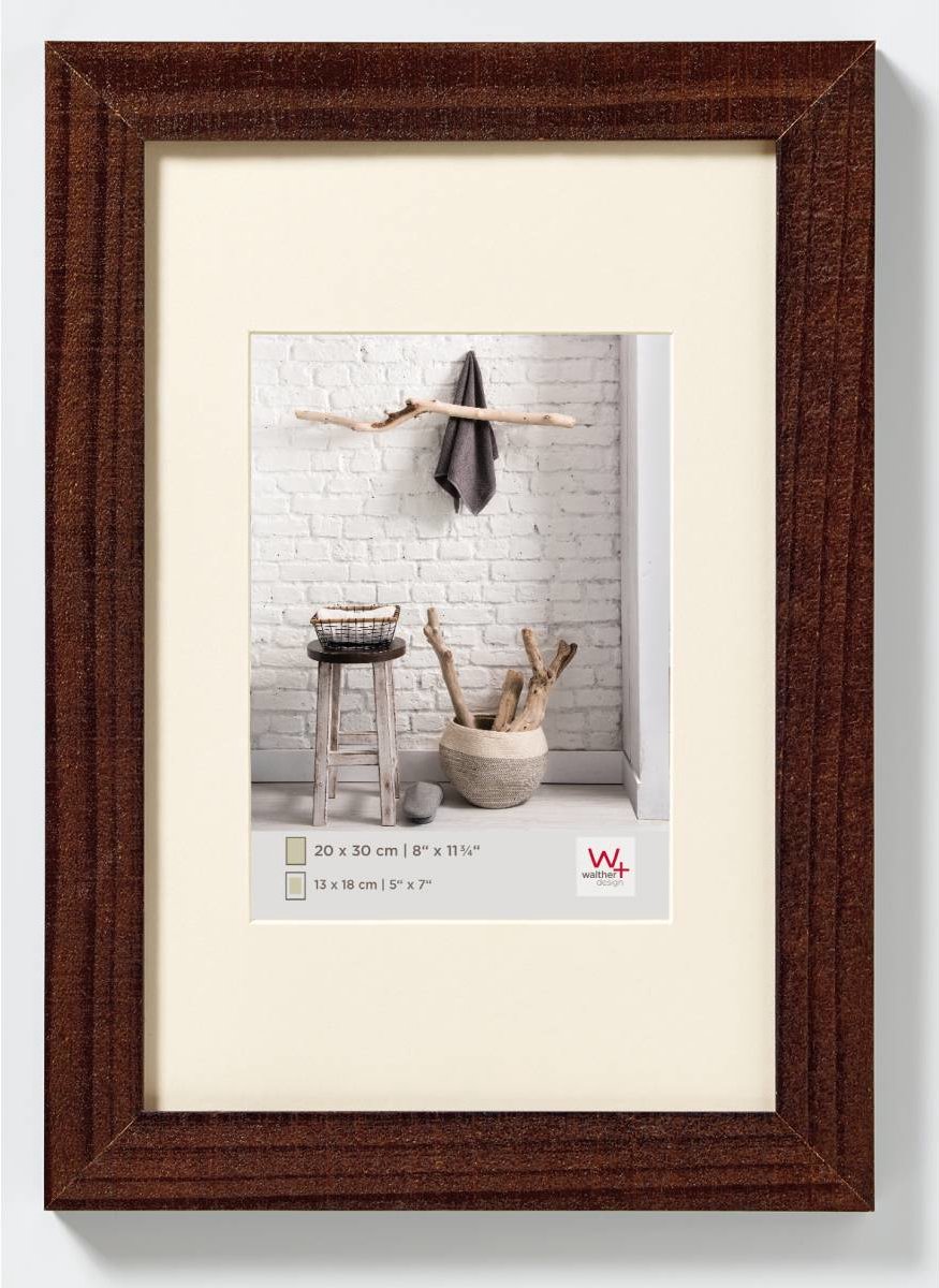 Walther Home - Holzrahmen - Fotogröße 30x40 cm - Walnuss