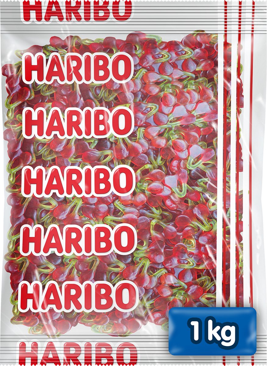 Haribo Happy Cherrys - Bonbons mit Kirschgeschmack - 1kg Beutel