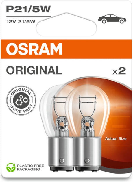 Osram Original Line Autolampen P21 5W 2 Stück