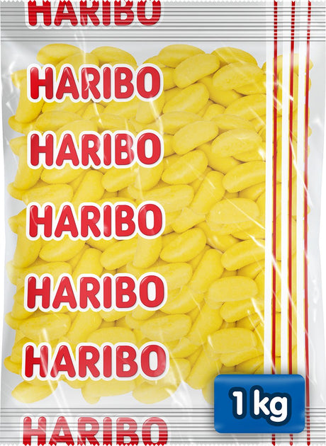 Haribo-Bananen - Bonbonschaum-Bananengeschmack - 1 kg